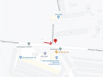 Білборд, Бігборд (Борд)  B у Чернівцях Південно-Кільцева вул., 1В, навпроти АЗС "ANP" схема