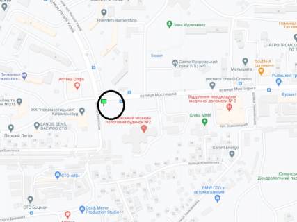 Призма A в Киеве Мостицька вул. - Франциска Скорини вул. (Брестська) - 306535 схема