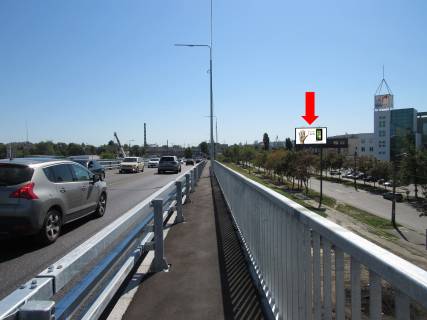 Білборд, Бігборд (Борд)   у Києві, 3x6  Бандери пр., 16Б - вул. Богатирська, з'їзд з моста на просп. Степана Бандери (Московський), в бік Північного мосту Фото 1