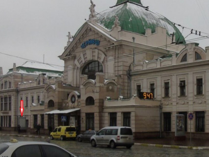 Ситилайт A в Черновцах, 1.8x1.2  Гагаріна (Вокзальна) вул., 38, Привокзальна територія, 2 фото 1