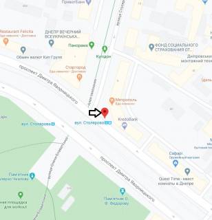 Ситилайт B в Днепр (Днепропетровск), 1.2х1.8  просп. Дмитра Яворницького (Карла Маркса) 82Дмитра Яворницького (Карла Маркса) схема