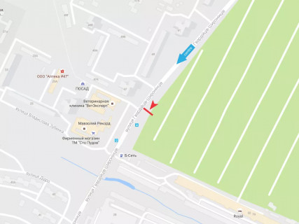 Билборд B в Харькове, 3x6  Гвардійців-Широнінців вул., навпроти буд. 47, в центр схема