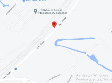 Билборд B в Киеве Новая ул. - Проектная ул., 7, напротив, третий схема