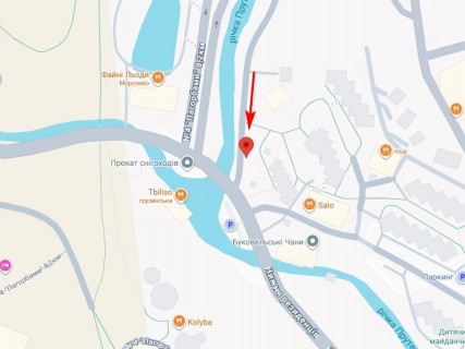 Видеоборд B в Буковеле, 1.8x1.2  Буковель, вхід до центральної площі (2) (пакетний продаж Сіті Пакет Нумо) - 666067 схема