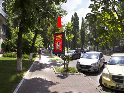 Ситилайт  в Киеве, 1.8x1.2  Українки бул., 9, в сторону пл. Л. Українки фото 1
