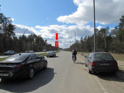Билборд A в Киеве, 6x3  Старобориспільська вул., роздільник, в сторону пл. Харківської, ст.м. "Бориспільська" фото 1