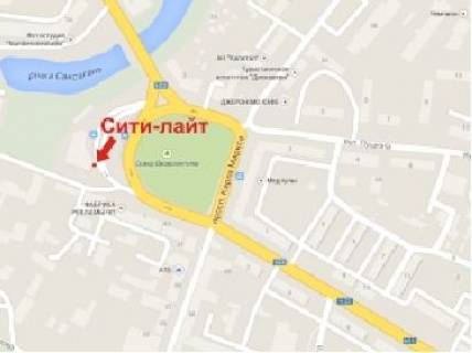 Ситилайт  в Кривом Роге, 1.8x1.2  Визволення пл. схема