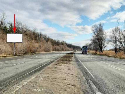 Билборд B в Обухівці, 3x6  Автодорога Т-04-41, Дніпро-Решетилівка, розвилка на смт Обухівка, в сторону Дніпра фото 1