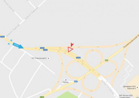 Billboard B in Kharkiv, 3x6  Клочківська вул. - Лозовеньківський пр., (2) scheme