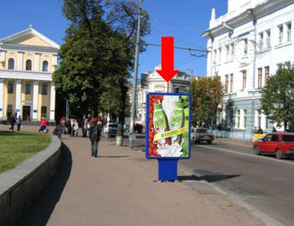Citylight B in Zhytomyr, 1.8x1.2  Berdicivs'ka st. / Teatral'na st., Majdan Rad, 10 Photo 1