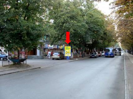 Ситилайт  в Черкассах, 1.8x1.2  Шевченка бул., 270, навпроти Приватбанку, лабораторії "Сінево", в центр фото 1