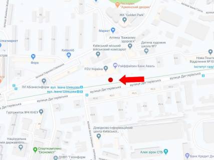 Призма A в Киеве, 3x6  Дегтярівська вул., 62, в сторону ст.м. "Берестейська" - 457111 схема