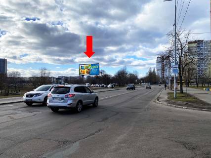 Билборд B в Киеве, 3x6  Закревського вул., 2А, в бік просп. Червоної Калини (Володимира Маяковського) фото 1