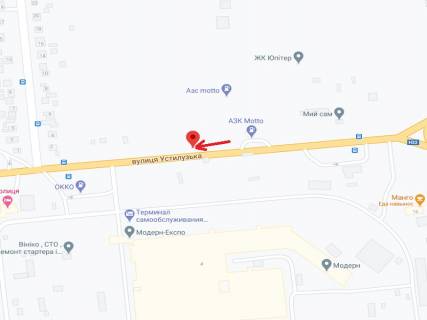 Билборд A в Луцке Рівненська вул., 78, навпроти схема