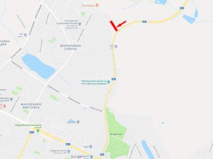 Билборд A в Хмельницком Старокостянтинівське шосе, в'їзд в місто зі сторони м. Рівне схема