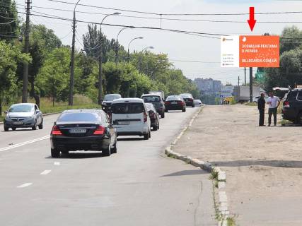 Билборд A в Киеве, 3x6  Стеценка вул., 200 м. АЗС "WOG", до центру фото 1