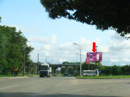 Билборд  в Луцке, 3x6  Ківерцівська вул., кільце, з центру фото 1