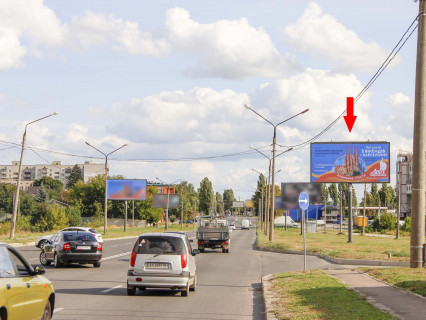 Билборд A в Харькове, 3x6  Клочківська вул., навпроти буд. 258, в центр фото 1