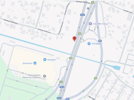 Билборд A в Подгородном, 3x6  с. Підгороднє, Слобожанський пр., біля Епіцентру, АЗС, в'їзд в Дніпро схема