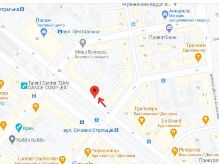 Ситилайт A в Днепр (Днепропетровск), 1.2х1.8  просп. Дмитра Яворницького (Карла Маркса) в районі буд. 46 схема