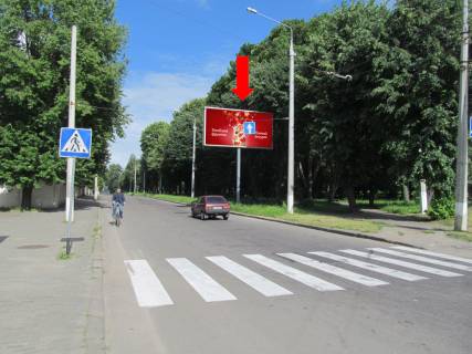 Билборд A в Виннице, 3x6  Стрілецька вул. (кол. Червоноармійська вул.), 48 / Замостянська вул. (кол. 50-річчя Перемоги вул.), з центру фото 1