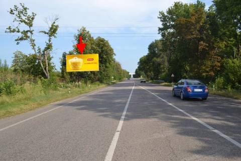 Билборд B в Лесном, 3x6  Харківське шосе, с. Лісне, з центру фото 1