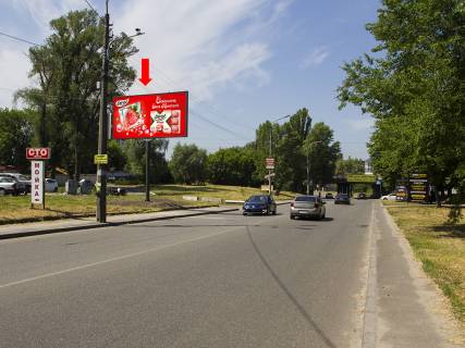 Білборд, Бігборд (Борд)   у Києві, 3x6  Відрадний пр., 107, з центру Фото 1