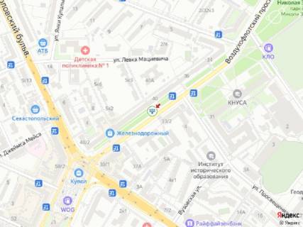 Видеоборд A в Киеве просп. Повітряних Сил (Повітрофлотський)., 42, в сторону Севастопольська пл., прайс за трансляцію ролика 10 сек 1вихід/90 сек, з 0:00 до 23:59 - 394955 схема