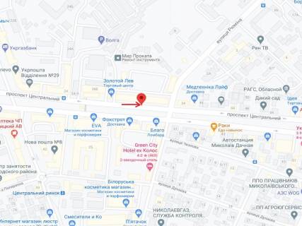 Ситилайт B в Николаеве Центральний просп. (Леніна просп.)., 32 - Рюміна вул., другий схема