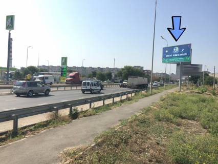 Билборд A в Одессе Новомиколаївська дорога, 1, Ельдорадо, в місто фото 1