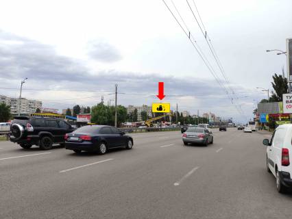 Видеоборд A в Киеве Кільцева дорога, роздільник, заїзд до супермаркетів "Ашан", "Ельдорадо", ТРЦ "Променада парк", в напрямку просп. Леся Курбаса (50-річчя Жовтня), Одеської пл. - 371724 фото 1