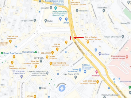 Видеоборд A у Києві, 13.44x5.12  Велика Васильківська вул. (Червоноармійська)., 9/2 - 642985 схема