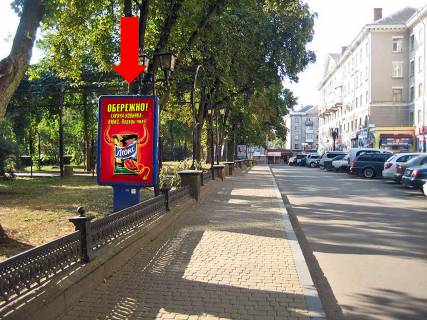 Ситилайт B в Тернополе, 1.8x1.2  Шевченка бул., біля магазину "Ласуня" фото 1