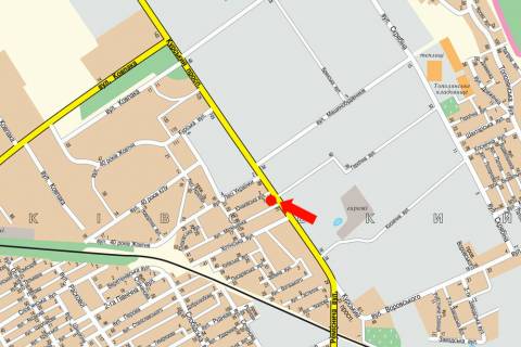 Билборд B в Сумах, 3x6  просп. Перемоги (Курський просп.). / Героїчна вул., біля автосалону "Skoda" схема
