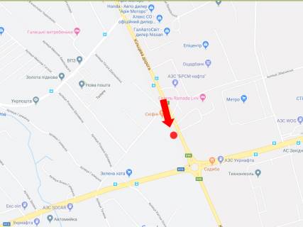 Билборд A на трассах Львовской области, 3x6  Кільцева дорога, с. Зимна Вода, біля супермаркетів "Епіцентр", "METRO", верхня схема