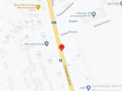 Нестандарт A у Києві Столичне шосе, Ліснича вул., в сторону м. Київ. Монтаж + демонтаж оплачується окремо, вартість робіт дорівнює вартості дод. зміни сюжету схема