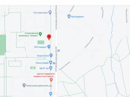 Billboard A in Poltava Velikotirnivs'ka st., 35/2, apteka "Med Servis", NoH045, prajs za rolik 10 sek 1 vihid/5 hvilin, z 8:00-22:00. Rozrahunok dla insih parametriv translacii utocnujte u menedzera. scheme