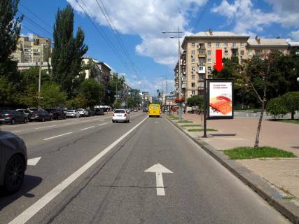 Ситилайт A в Киеве, 1.8x1.2  Велика Васильківська вул. (Червоноармійська)., навпроти буд. 124, в сторону Палацу "Україна" фото 1