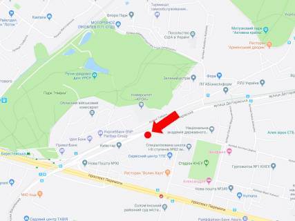 Билборд  в Киеве, 3x6  Дегтярівська вул. 51, на світлофорі, в бік просп. Берестейський (Перемоги) схема