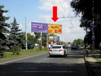 Билборд  в Одессе, 3x6  Небесної Сотні пр. (кол. Жукова пр.) 75 / Левітана вул., біля супермаркету "Копійка", роздільник, в центр, права фото 1