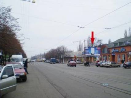 Билборд A в Кривом Роге, 3x6  Соборності (кол. Косіора) вул., 35а - Мистецька (кол. Землячки) вул., у бік Металлургов пр. фото 1