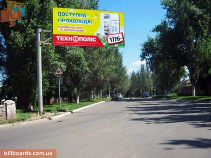 Билборд B в Бахмуте Незалежності вул. (колиш. Радянська вул.), 1А, навпроти - Привокзальна вул. фото 1