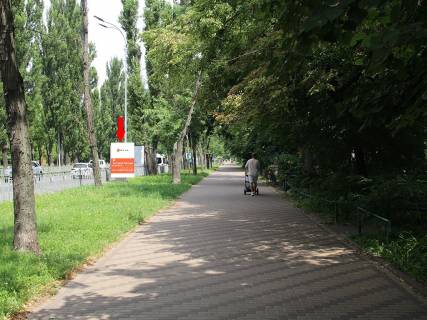 Ситилайт A в Киеве, 1.8x1.2  Русанівська набережна, 18, біля супремаркета "АТБ", в сторону ст. м. «Лівобережна» фото 1