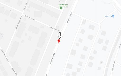 Билборд B в Хмельницком, 3х6  Пр. Миру - пров. Мирний схема