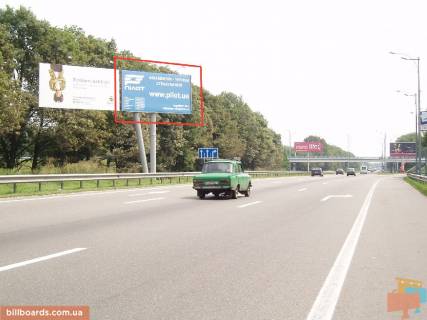 Билборд A в Киеве Траса Київ-Бориспіль, роздільник, в сторону а / п Боріспооль, зліва, права фото 1