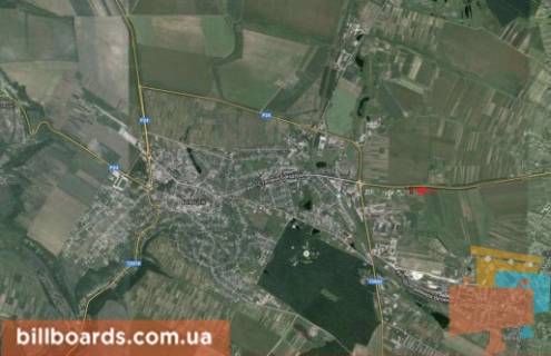 Billboard B in Borshchiv g. Borsov scheme