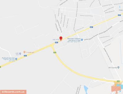 Ситилайт A в Бровары Київська вул., 2а__Розміщується тільки ВІНІЛ схема