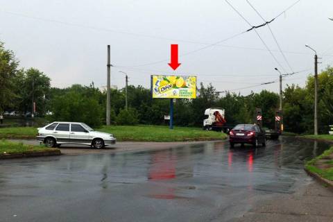 Билборд A в Белой Церкви Грибоедова ул. / ул. Рыбная, разделитель, возле АЗС фото 1