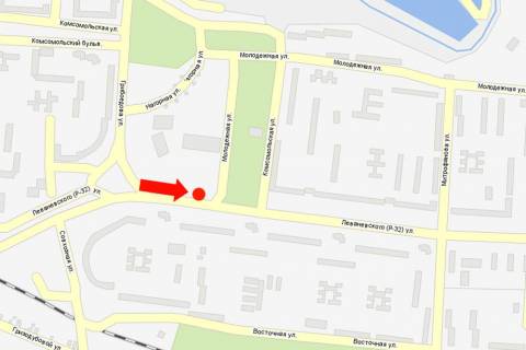 Ситилайт B в Белой Церкви Леваневского ул., возле остановки, Дома культуры "Росава", рынка схема