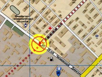 Билборд + в Одессе, 3x12  Інглезі вул. (колиш. 25-Чапаєвської дивізії вул.) - Варненська вул. схема